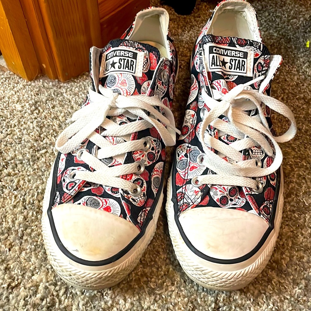 CONVERSE Day of the Dead / Skull Canvas